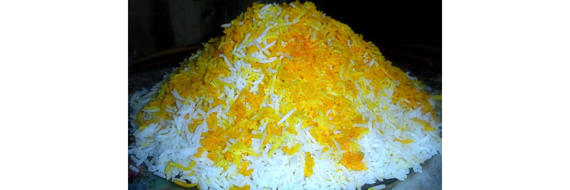 Persian Saffron Rice (Polow)