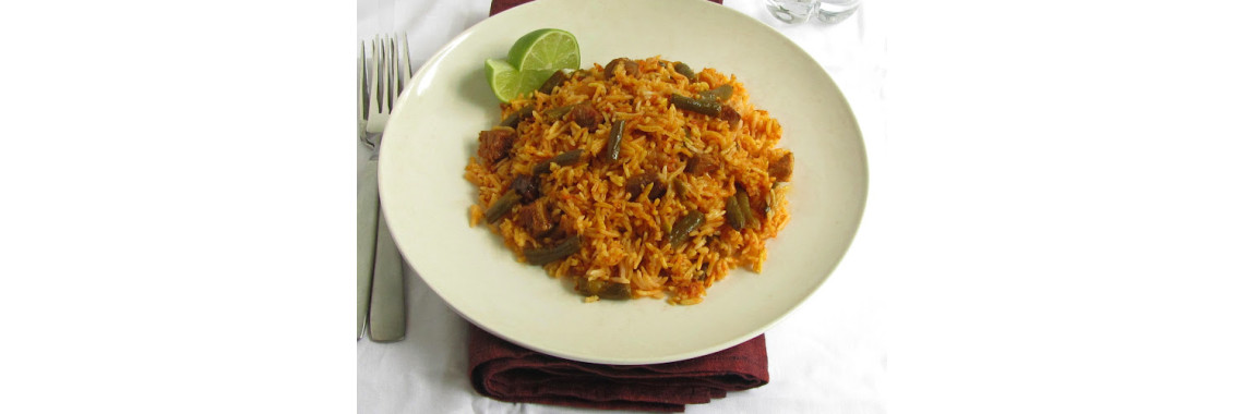 Rice with Green Beans (Loobia Polow) Recipe