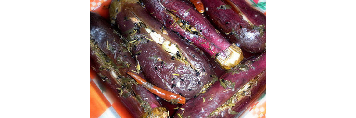 Quick Eggplant Pickles (Torshi Bademjan) Recipe