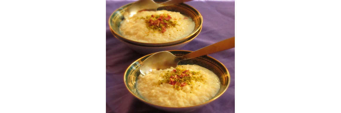 Persian Milk and Rice Pudding (Shir Berenj) Recipe