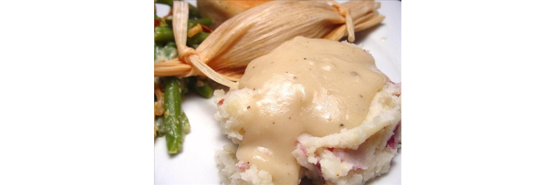 Mashed Red Potatoes with Garlic and Parmesan
