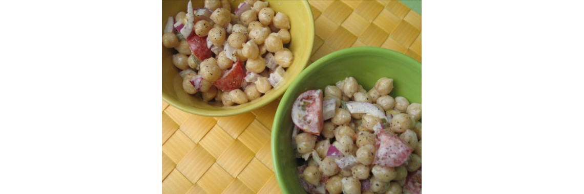 Chickpea and Tahini Salad