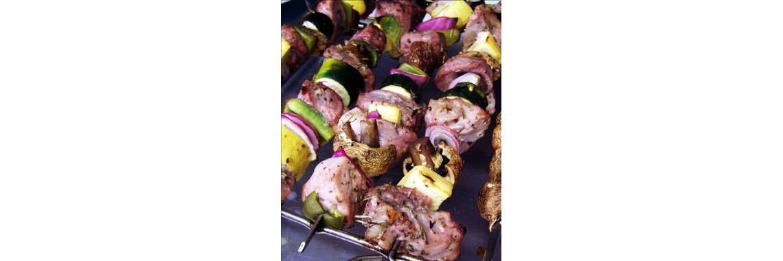 Oregano & Lemon Pork Kebabs